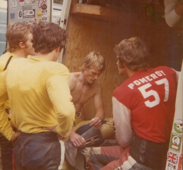 Hyvinkää GP-250 1975 Tarinatuokio. Pomeroy, Everts, Geboers ja Andersson